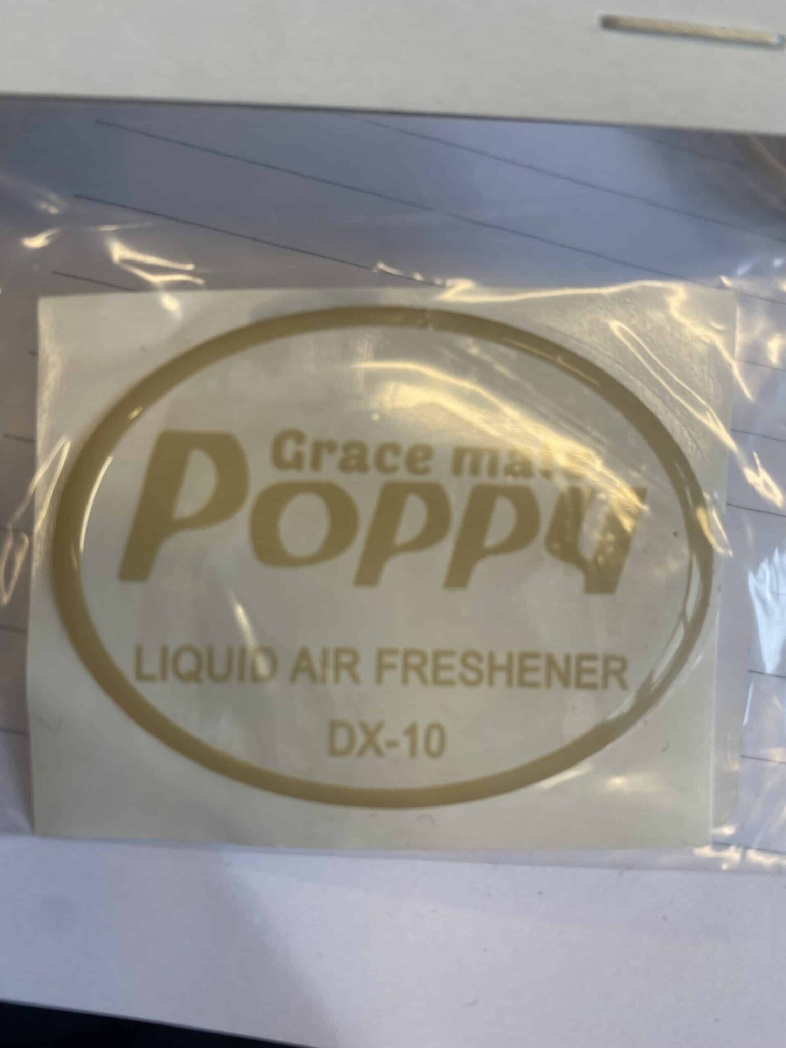 3D Klistremerke Poppy Grace Mate original