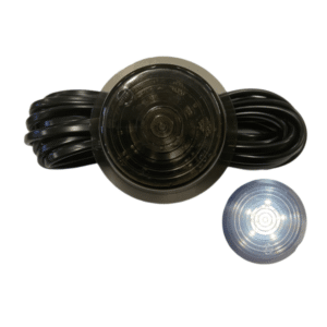 Gylle reserveglass med LED lys sota glass - Flere farger<span> - </span>Hvit 6000k 6 LED