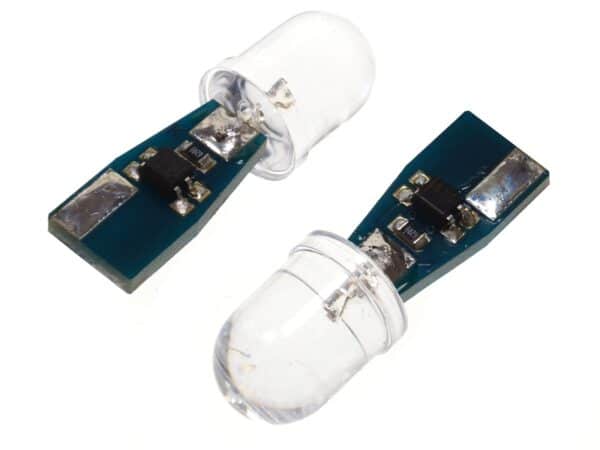LED Posisjonssett, 10mm 12V-24V - W3W / W5W