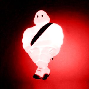Supplerende posisjons lys til Michelin man, i flere farger<span> - </span>Red