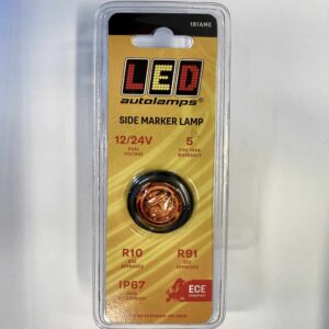 Runde små LED markeringslys 12/24v