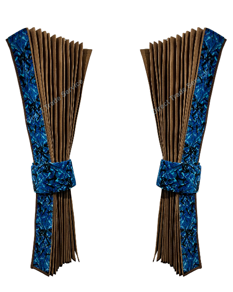 Sidegardiner med plysjkant - Bilde 15