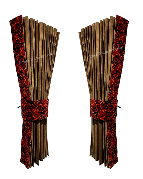 Sidegardiner med plysjkant - Bilde 14