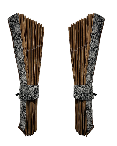 Sidegardiner med plysjkant - Bilde 13