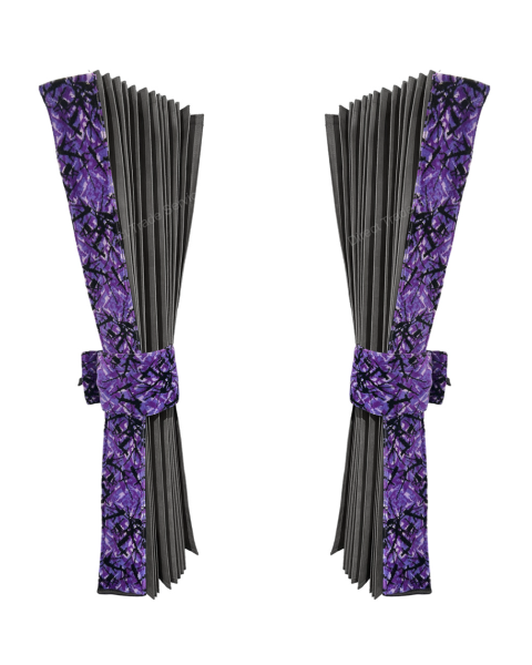 Sidegardiner med plysjkant - Bilde 9