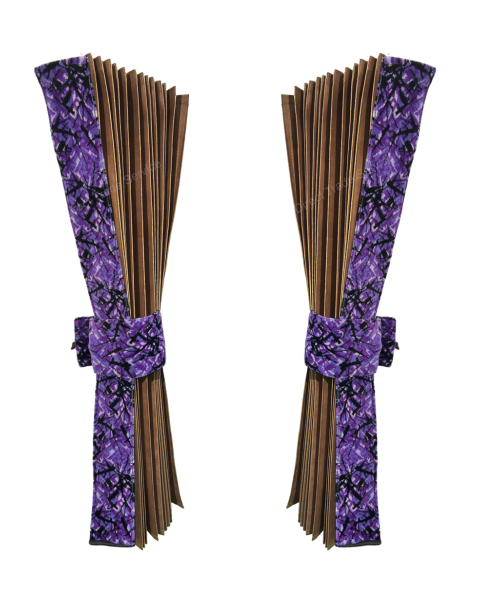 Sidegardiner med plysjkant - Bilde 10