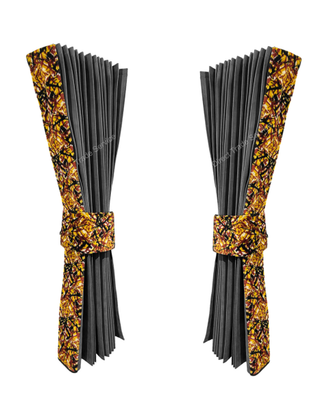 Sidegardiner med plysjkant - Bilde 8