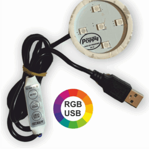 Poppy LED light USB<span> - </span>RGB Kun USB
