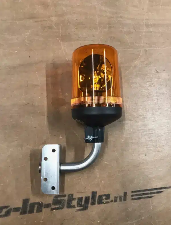 Rustfri påskyvbar brakett for Hella eller AEB rotorlys (sett).