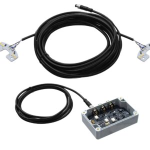 Ekstra posisjonslys for Scania LED fjernlys +2023<span> - </span>Tofarget Oransje/Xenon Hvit + Strobe