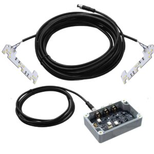 Ekstra posisjonslys for Scania LED Top Fjernlys +2023<span> - </span>Tofarget Oransje/Xenon Hvit + Strobe
