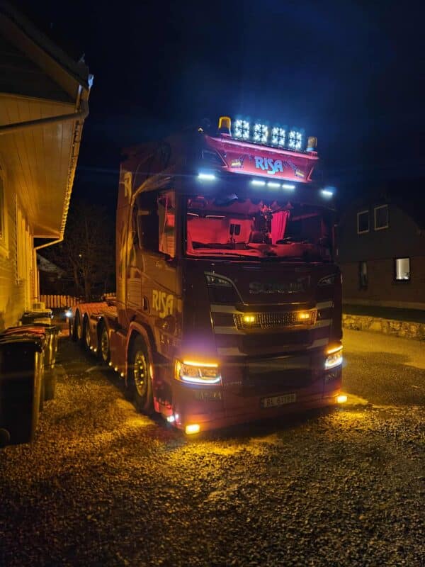 LED-modul for Scania taklampe – Nøytralt hvit / Rød - Bilde 4