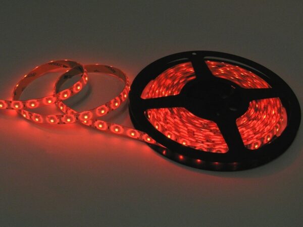 Led strip 5 meter 24 V Rød