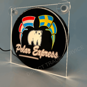 Alternative view of Lightbox Polar expresse flags USB