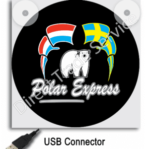 Lightbox Polar expresse flags USB