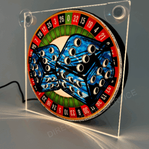 Alternative view of Lightbox Pluche dices blue