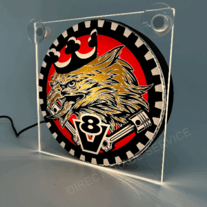 Alternative view of Lightbox Eagle king of the road red