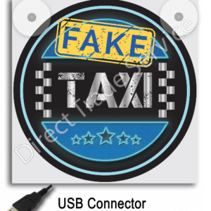 Lightbox Fake Taxi Blue
