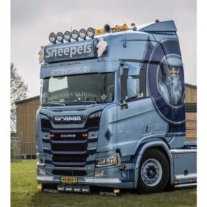 Turbo Truckparts rustfritt stål Michelin støtte Aerosign lysskilt (sett)