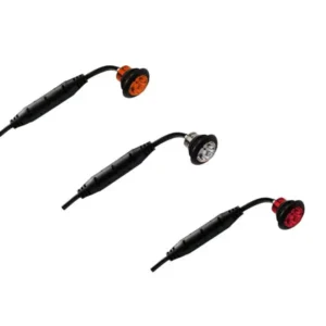 Markeringslykt LED oransje 12/24V 6stk