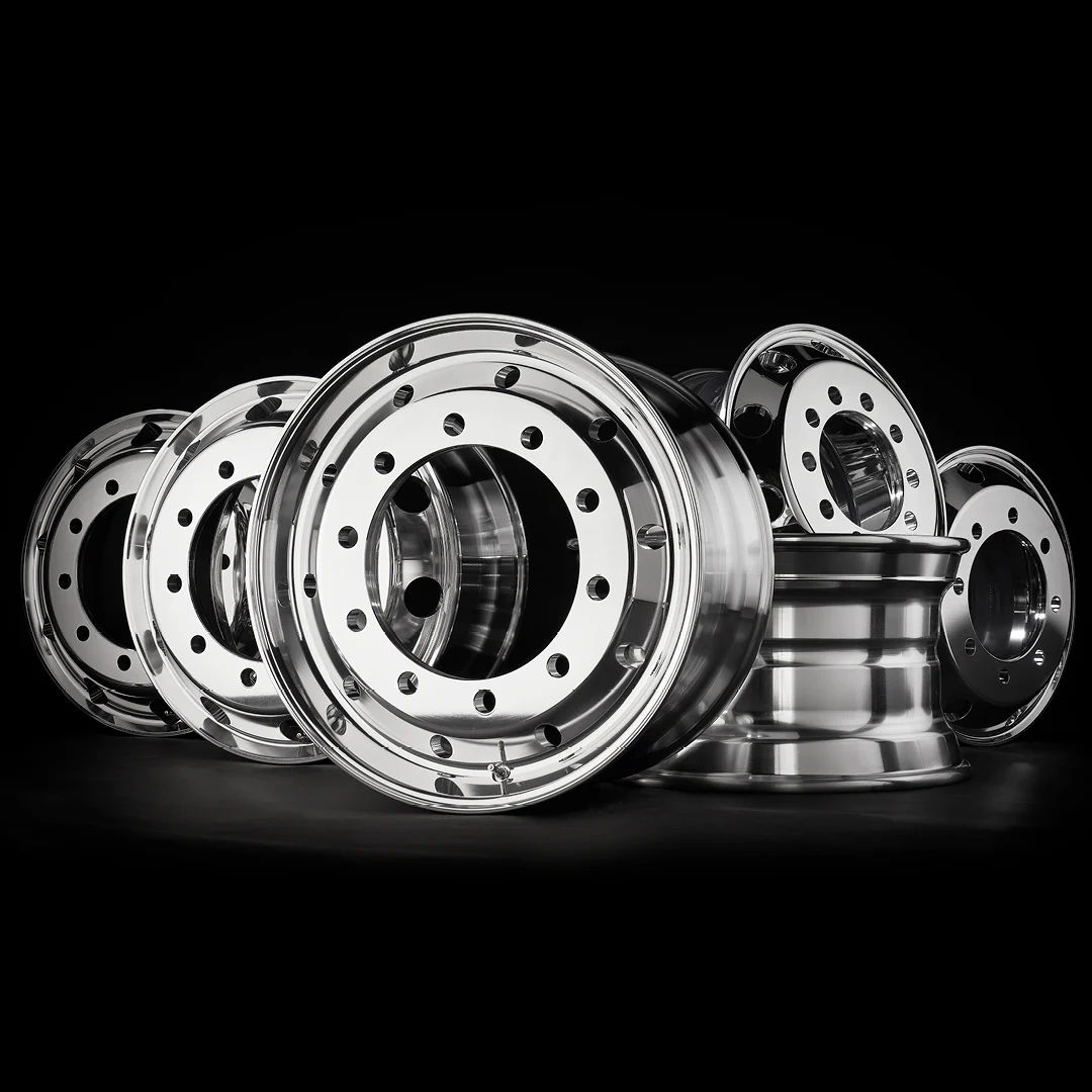 Omnius felger – Chrome aluminiumsfelg for trailer 22.5" x 11.75 - Bilde 4