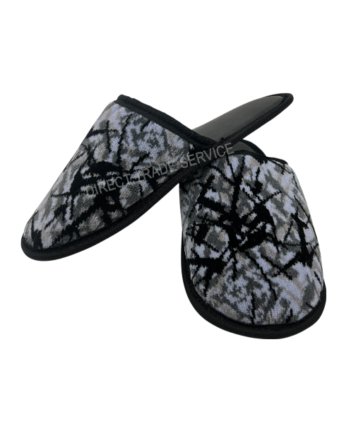 Bussplysj Tøfler Grå