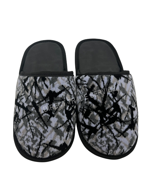 Bussplysj Tøfler Grå - Bilde 2